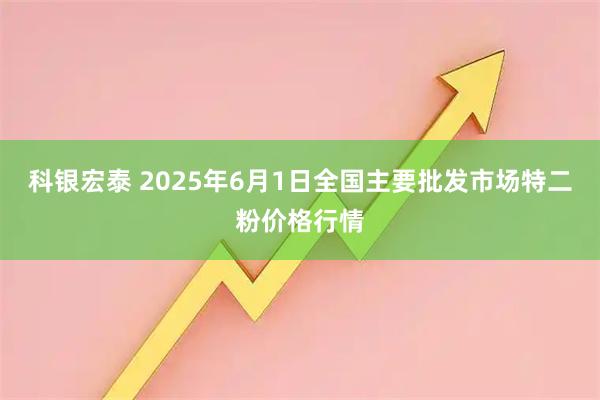 科银宏泰 2025年6月1日全国主要批发市场特二粉价格行情
